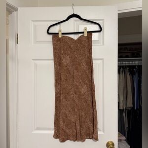 🦒A New Day Giraffe Print Midi Skirt Size M Good Condition🦒